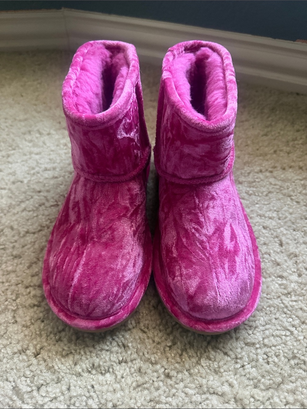UGG Kids Plush Boot - Hot Pink